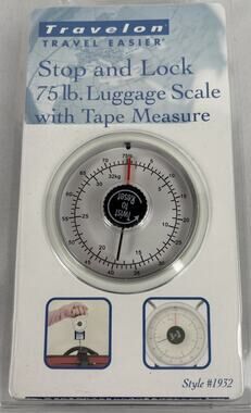 Travelon luggage Scale & Lock With Tape Measurer